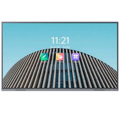 H10 75 Inch Interactive Flat Panel Display Papan Digital Disesuaikan Untuk Ruang Kelas