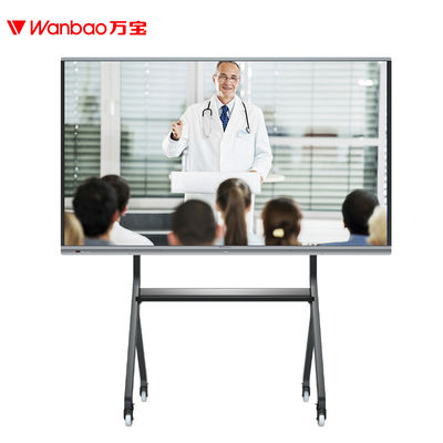 H6B 65 Inch 4K Display Whiteboard Chip 982 Mini PC Murah untuk Kantor Pendidikan
