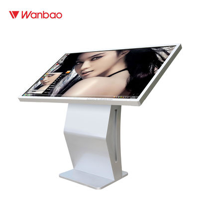 43 inci Kios Touch All In One Enquiry Machine LED Display Untuk Pusat Perbelanjaan
