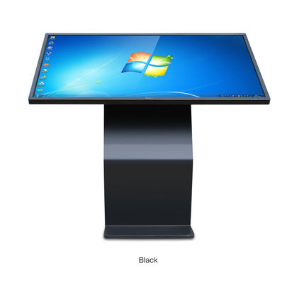 65 '' Horizontal Electronic Signage HD Jaringan Wi-Fi Layar Sentuh Mesin Kueri Layar LCD
