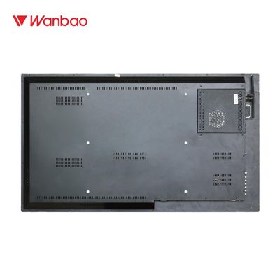 65 '' Horizontal Electronic Signage HD Jaringan Wi-Fi Layar Sentuh Mesin Kueri Layar LCD