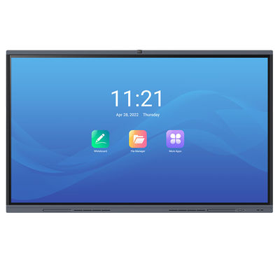 H11S 75'' 8G RAM Papan Ajar Cerdas 4K UHD Panel Datar Interaktif Cerdas Untuk Sekolah