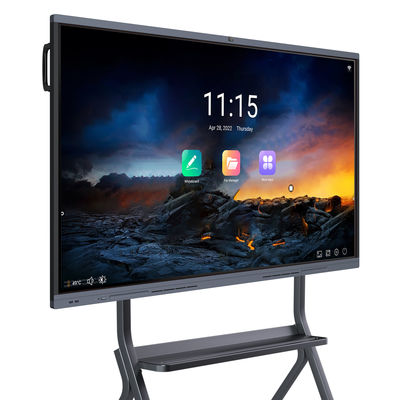 H11D 65 inci Smart Interactive Flat Panel Digital Whiteboard Dengan Kamera 48 MP