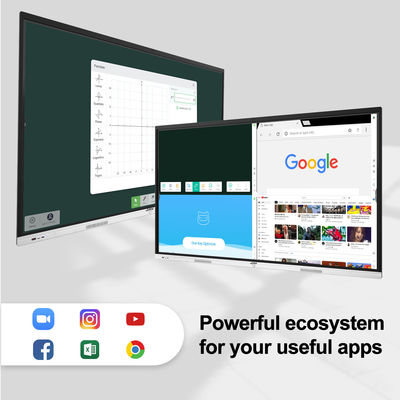 H6C 86 Inch Smart Panel AG Sekolah Layar Sentuh Menggunakan Pabrik OEM Papan Interaktif