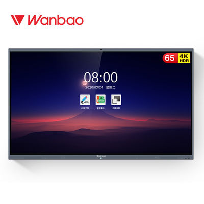 Electronic Smart Interactive Whiteboard Conference Panel Datar Pembuangan Panas Cepat