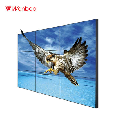 Panel LCD Video Wall 1080P TV Solusi 55 Inch LED Super Narrow Bezel