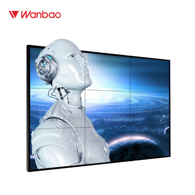 Layar Penyambungan Super LCD 46 Inch Bezel Sempit Dinding TV LCD 6.3mm 3x3