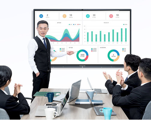 Electronic Smart Interactive Whiteboard Conference Panel Datar Pembuangan Panas Cepat
