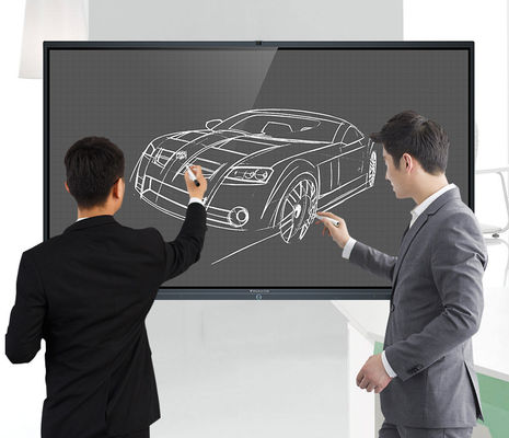 98 Inch Layar Sentuh Panel Layar Interaktif Smart TV Untuk Pendidikan