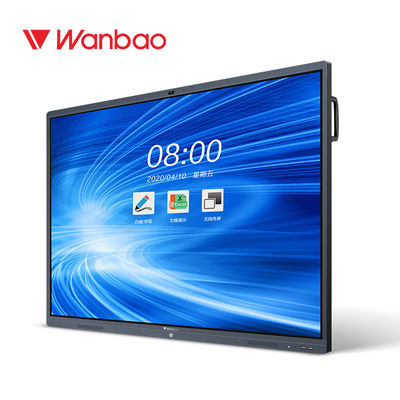 LCD Inframerah Papan Tulis Interaktif Cerdas 4K 75 Inci