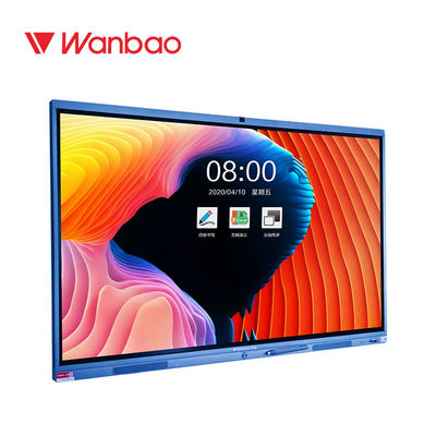 20 Point Touch TV Pendidikan Video Papan Tulis Jaringan Interaktif 86 Inches