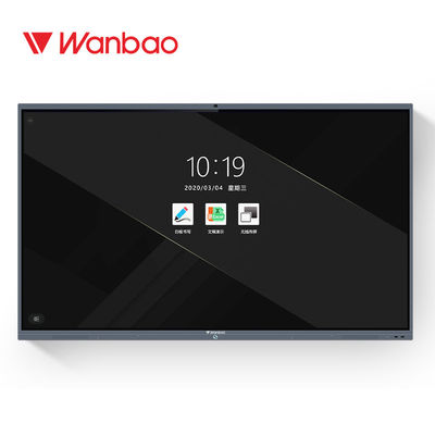 98 Inch Layar Sentuh Panel Layar Interaktif Smart TV Untuk Pendidikan