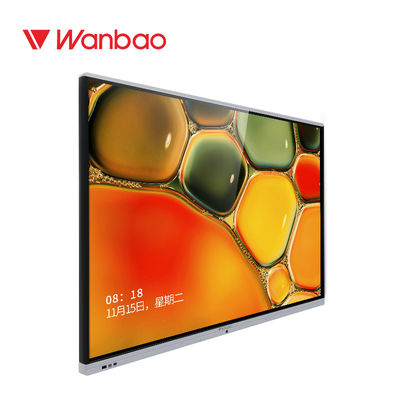 75 ''Smart Interactive Digital Classroom Board Floor Standing Touch Semua Dalam Satu PC