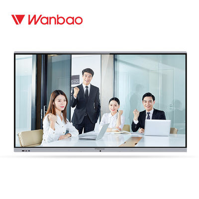 Layar Sentuh Panel Interaktif Interaktif 4k Integratif Ukuran Besar 65 '' 75 &quot;86&quot;