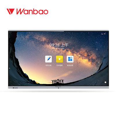 Layar Sentuh Panel Interaktif Interaktif 4k Integratif Ukuran Besar 65 '' 75 &quot;86&quot;