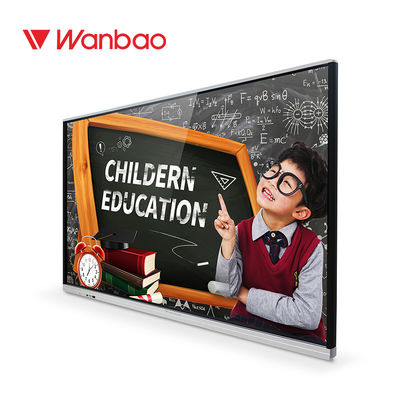 All In One LCD Interactive Whiteboard 86 Inch Teaching Menggunakan Layar Sentuh 4K