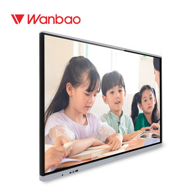All In One LCD Interactive Whiteboard 86 Inch Teaching Menggunakan Layar Sentuh 4K
