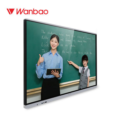 20 Poin Sentuh Pendidikan Papan Tulis Interaktif 65 Inch Multimedia