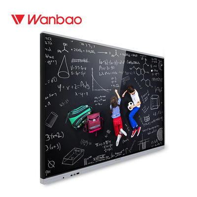 Pendidikan Elektronik Papan Tulis Interaktif Pelatihan Multimedia 75 Inch