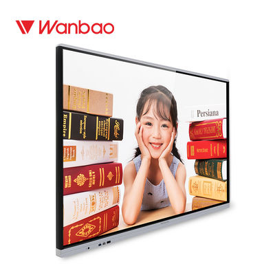 Layar Sentuh Tubuh Layar Interaktif Papan Tulis Elektronik 4K HD