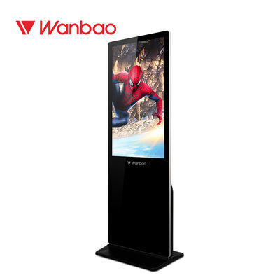 Slim Body Indoor Advertising LED Display Jenis Berdiri Gratis Untuk Bioskop