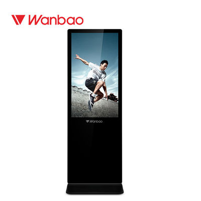 Slim Body Indoor Advertising LED Display Jenis Berdiri Gratis Untuk Bioskop