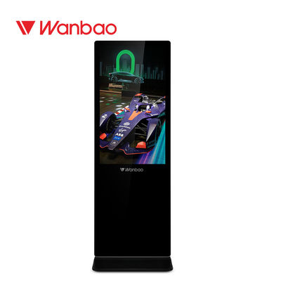 Signage Digital Indoor Floor Standing, Menampilkan Iklan Layar Sentuh LED