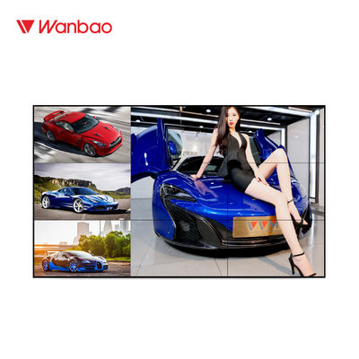 3X9 46 Inch LCD Penyambungan Layar LCD Video Wall 6.7mm Untuk Pemerintah Daerah