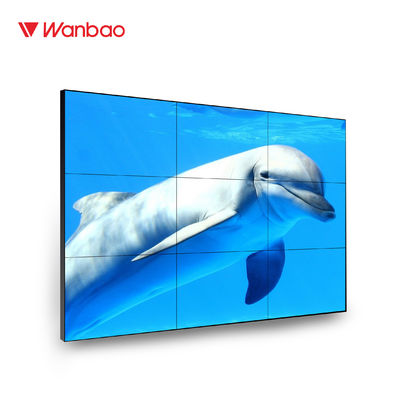 Layar Penyambungan Super LCD 46 Inch Bezel Sempit Dinding TV LCD 6.3mm 3x3
