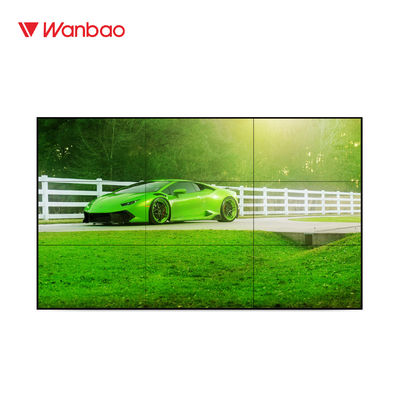 Layar Penyambungan Super LCD 46 Inch Bezel Sempit Dinding TV LCD 6.3mm 3x3