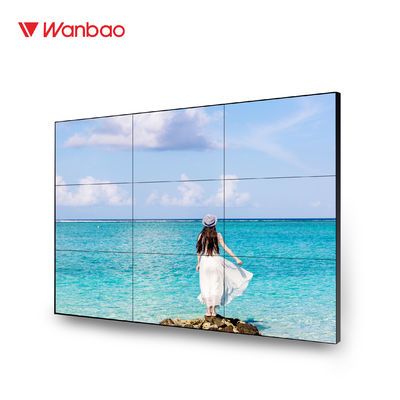 Panel Layar Sentuh LCD Dinding Video 46 Inch Dengan Bezel Mulus Ukuran Besar
