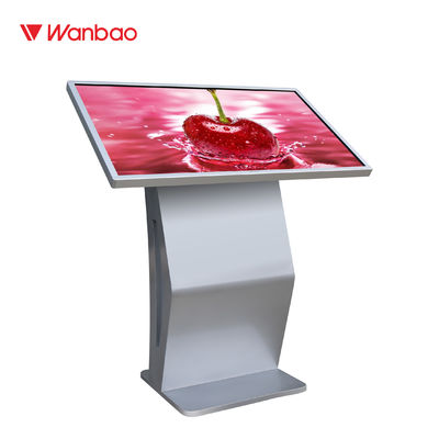 Kios Layar Sentuh Interaktif Horisontal 65 Inch Untuk Iklan Bandara