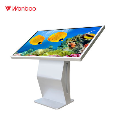 Mesin Query Layar Sentuh Horizontal Digital Disesuaikan, LCD Self Service Kiosk