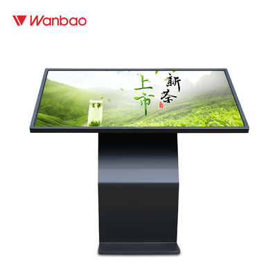 Mesin Query Layar Sentuh Horizontal Digital Disesuaikan, LCD Self Service Kiosk
