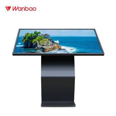 LCD IR Layar Sentuh All In One PC 43 Inch Floor Standing Kiosk