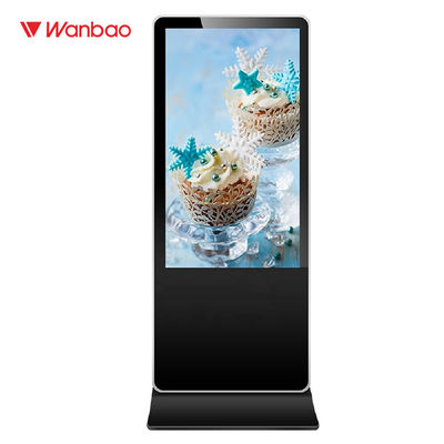 LED LCD Indoor Digital Advertising Display Signage Dengan Tubuh Ultra Tipis 4cm