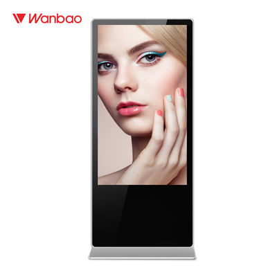 55 Inch Windows System Indoor Tampilan Iklan Digital Dengan Fungsi Sakelar Waktu