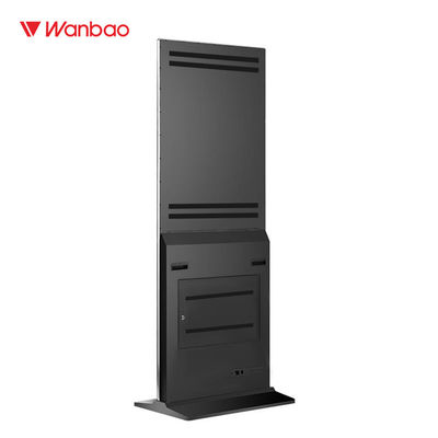 Remote Management Floor Standing LCD Advertising Player Untuk Periklanan Dalam Ruangan