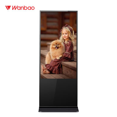 Slim Body Indoor Advertising LED Display Jenis Berdiri Gratis Untuk Bioskop
