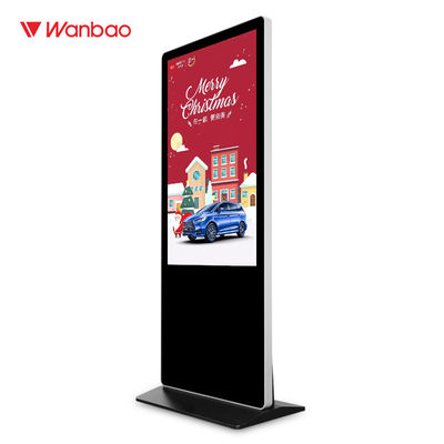 Floor Standing LED Touch Screen Digital Signage Untuk Iklan Dalam Ruangan