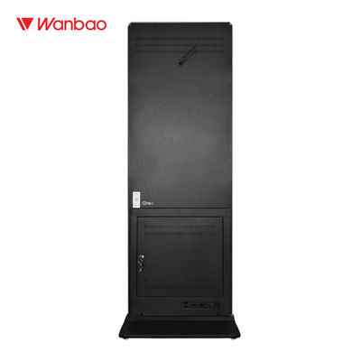 65 &quot;Floor Standing LCD Advertising Player Layar Sentuh LCD Indoor Digital Signage