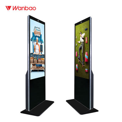 Floor Standing LED Touch Screen Digital Signage Untuk Iklan Dalam Ruangan