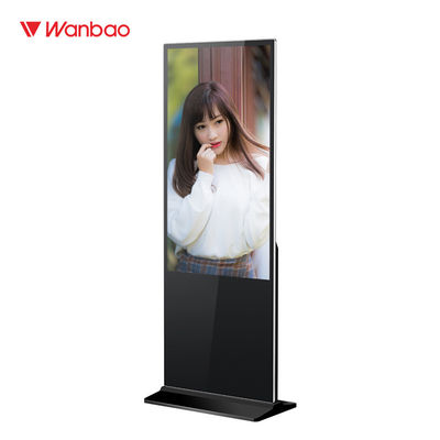 Slim Body Indoor Advertising LED Display Jenis Berdiri Gratis Untuk Bioskop