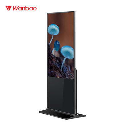 55 Inch Lcd Inframerah Panel Datar Interaktif Self Service Kios Wide Vision