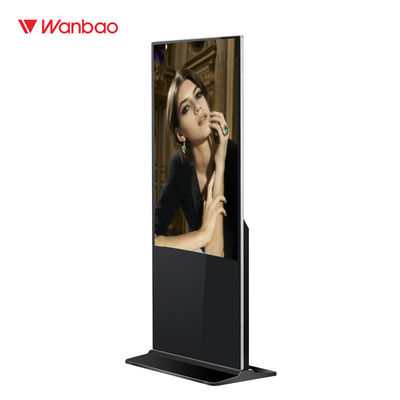 Layar Sentuh Floor Standing LCD Advertising Player 55 &quot;Standalone Digital Signage