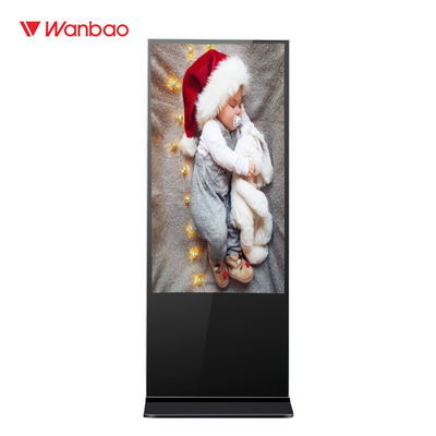 Floor Standing LED Touch Screen Digital Signage Untuk Iklan Dalam Ruangan