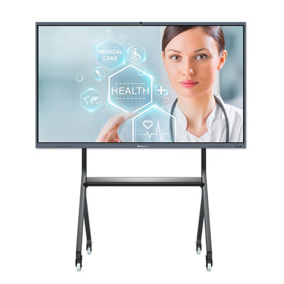 LCD 55 '' Papan Tulis Interaktif Layar Sentuh Berjalan Mulus