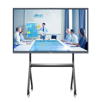 55 Inches IR Touch Smart Interactive Whiteboard Dengan Bingkai Paduan Aluminium