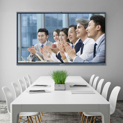 3840*2160 HD Smart Business Layar Sentuh Papan Tulis Interaktif 100 Inch