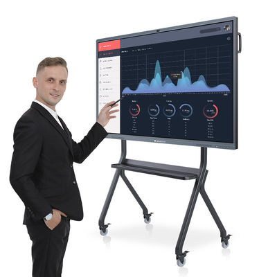 55, 65, 70, 75, 85 Inch LED Multi Touchscreen Besar Semua Dalam Satu Pc Monitor Smart Board Dengan Pena Gratis